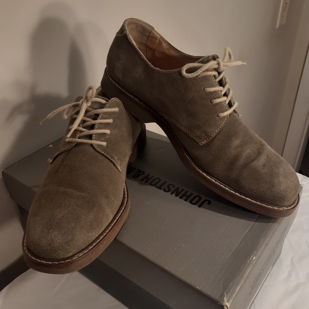 Johnston & Murphy Mens Suede Casual Shoes - Picture 1 of 3